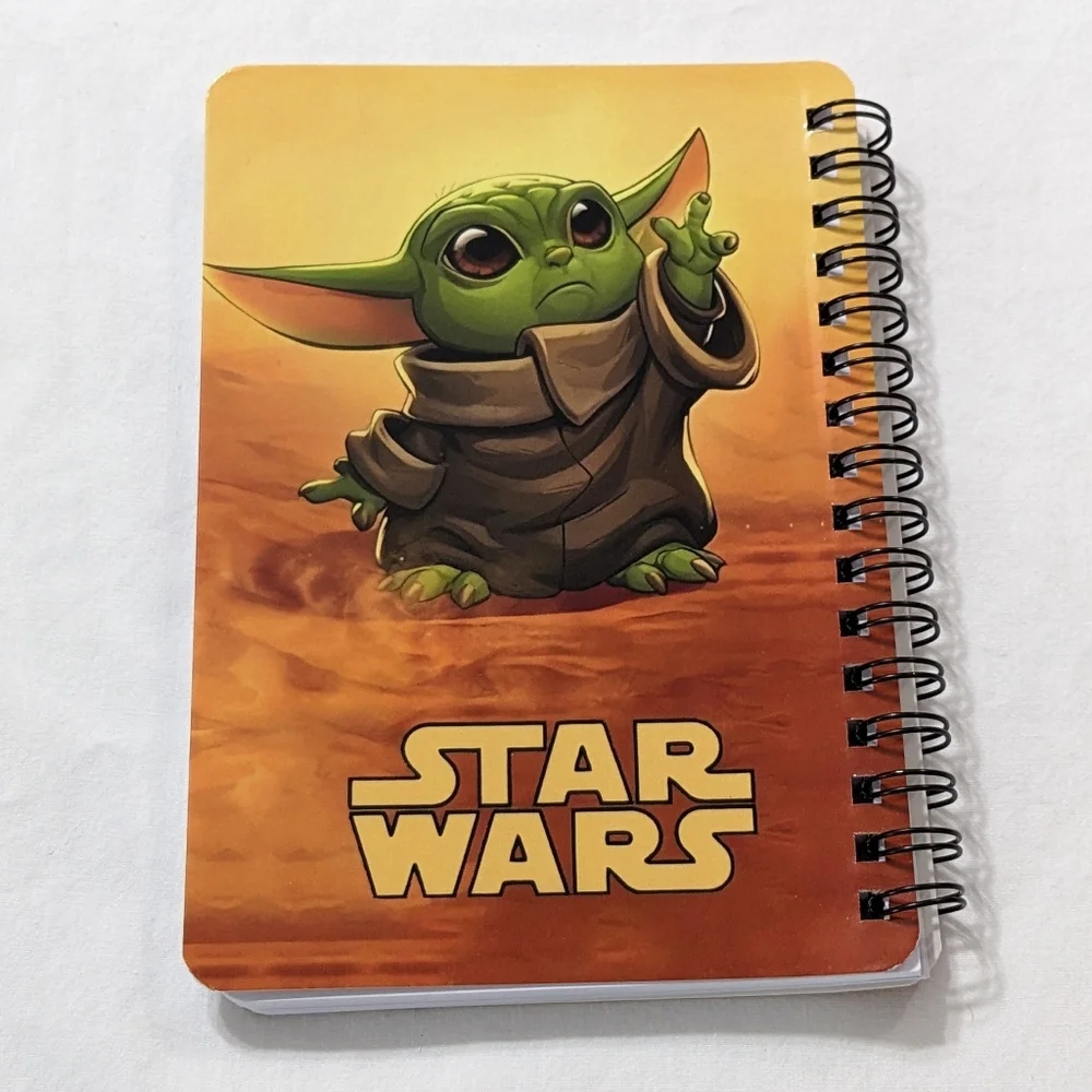 Star Wars Baby Yoda Small Spiral Notebook, NEW